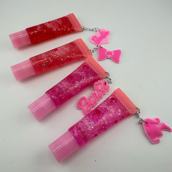Barbie 4 pack Keychain gloss glitter- Brand new! - Picture 4 of 5